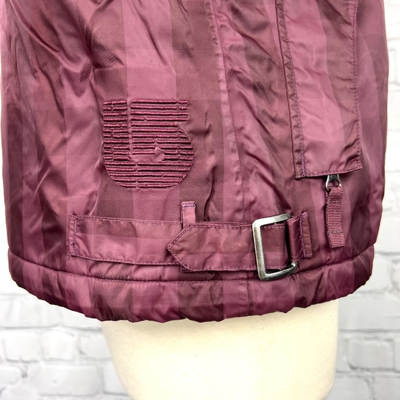 🏂|•BURTON•| Burgundy Plaid Snow Ski Snowboard Jacket Size Medium - Picture 11 of 16